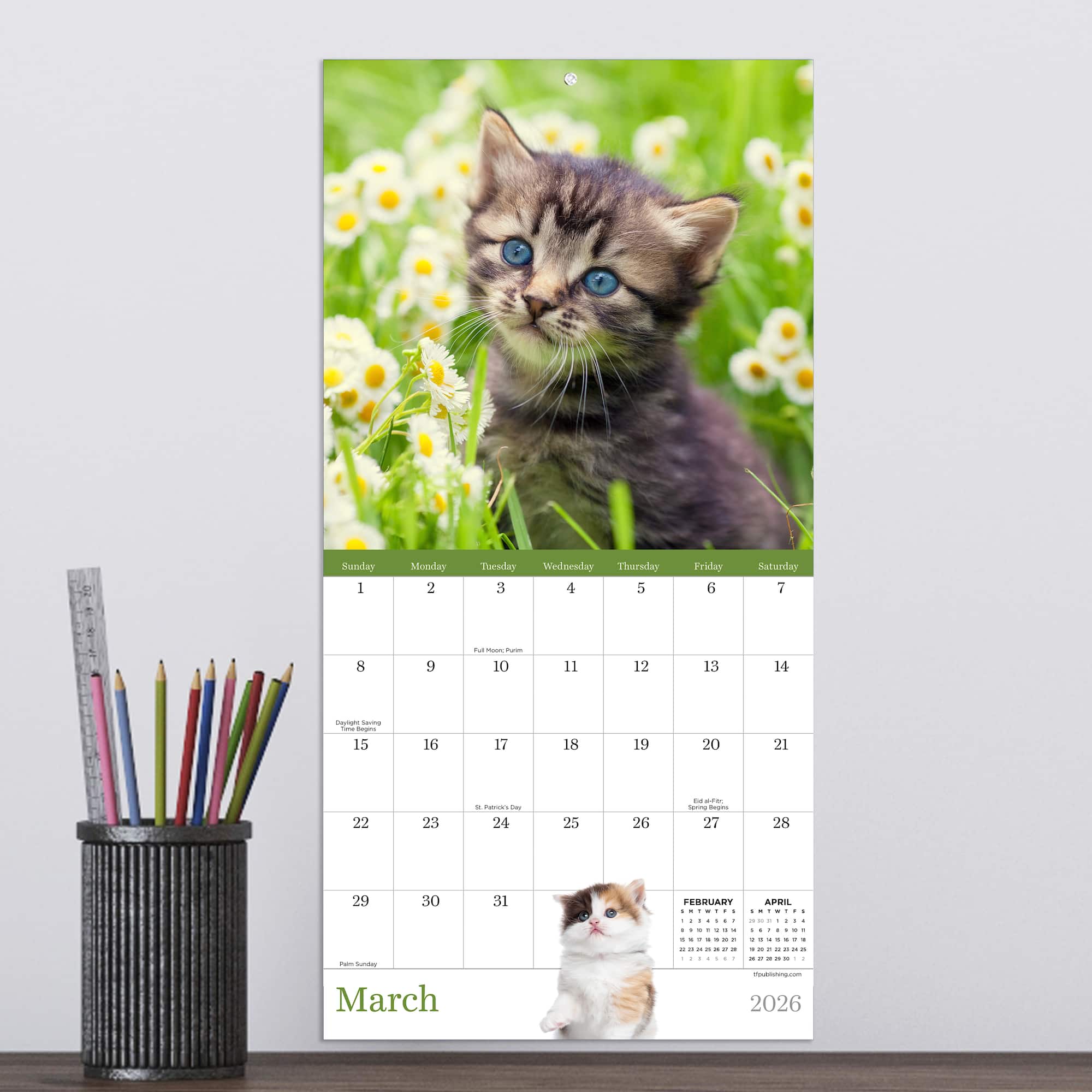 2026 Kittens Mini Calendar